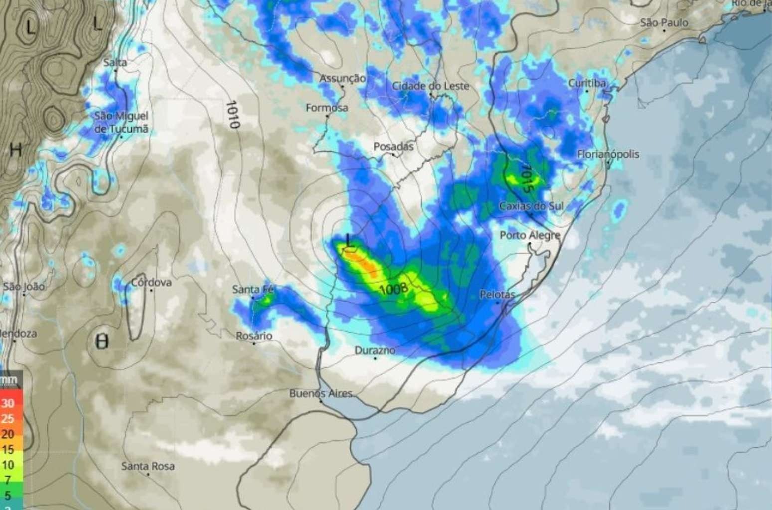 Primeiro ciclone extratropical do ano: veja quais os riscos e as áreas que devem ser atingidas Primeiro ciclone extratropical do ano: veja quais os riscos e as áreas que devem ser atingidas