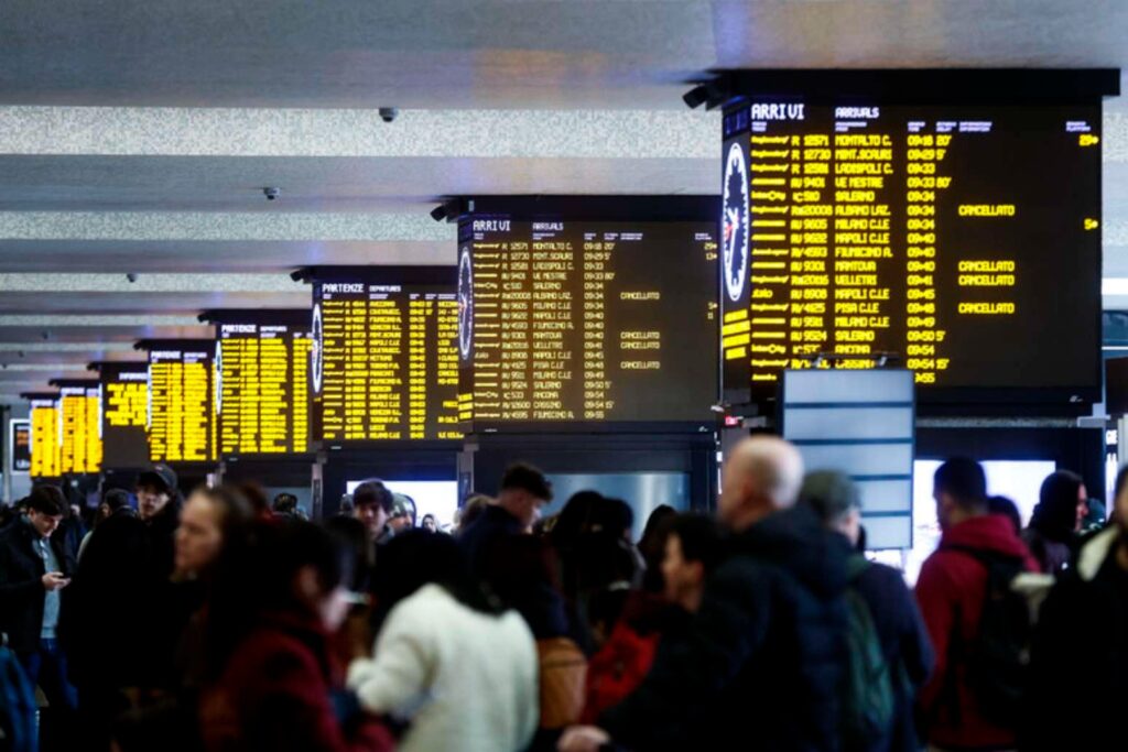 Sabotagem afeta linhas de alta velocidade entre Roma, Nápoles e Florença