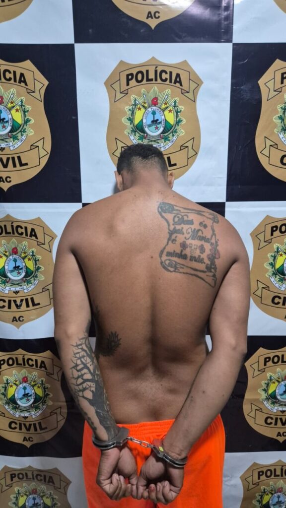 Polícia Civil cumpre mandado de prisão contra suspeito de descumprir medida protetiva em Senador Guiomard