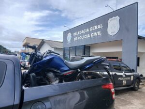 Polícia Civil recupera motocicleta furtada em Cruzeiro do Sul