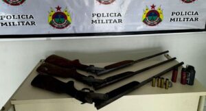 Polícia Militar atende ocorrência de homicídio na zona rural de Porto Walter e apreende armas de fogo