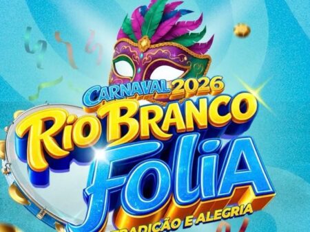 Carnaval Rio Branco Folia 2026 abre nesta sexta com DJs, escolha de realezas e show de Edu Casseb no encerramento