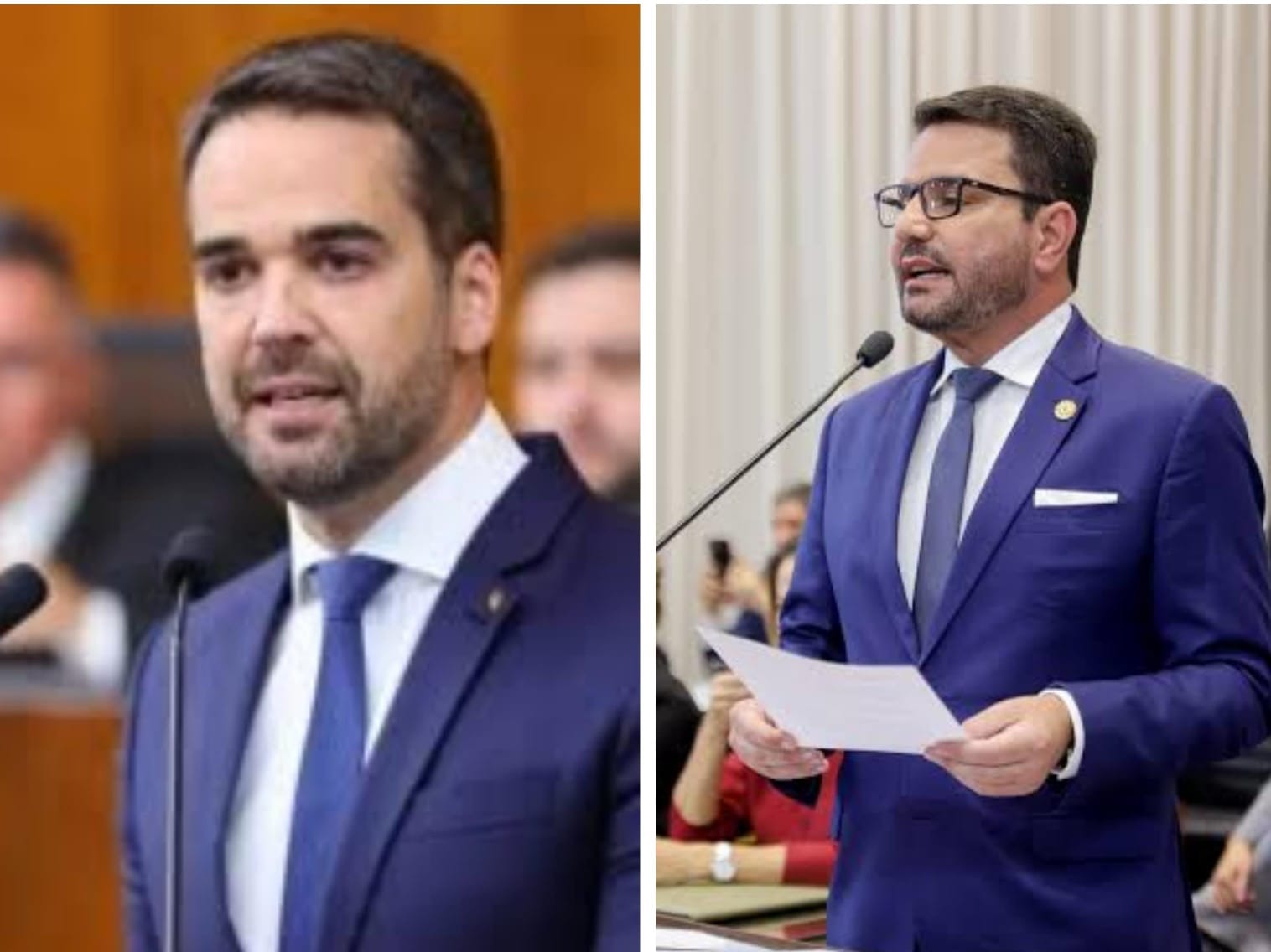 Governadores Gladson Cameli (AC) e Eduardo Leite (RS) mantêm distância de disputa entre Lula e Flávio Bolsonaro Governadores Gladson Cameli (AC) e Eduardo Leite (RS) mantêm distância de disputa entre Lula e Flávio Bolsonaro