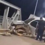 Caminhonete é abandonada após perder controle e colidir na Ponte JK de Rio Branco Caminhonete é abandonada após perder controle e colidir na Ponte JK de Rio Branco