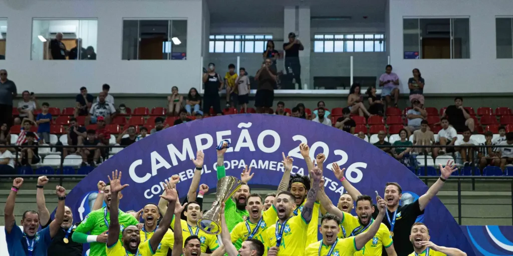 Brasil conquista 12ª Copa América de Futsal ao vencer Argentina