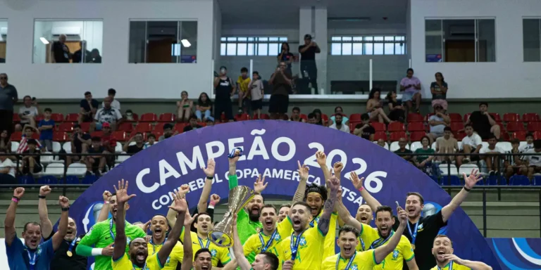 Brasil conquista 12ª Copa América de Futsal ao vencer Argentina