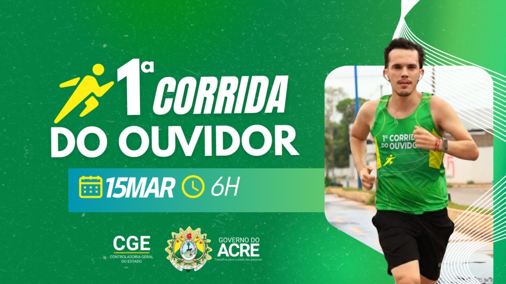 CGE abre inscrições para 1ª Corrida do Ouvidor; evento reúne esporte, cidadania e solidariedade