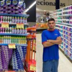 'Tudo na minha vida é arte': repositor de supermercado viraliza ao transformar prateleiras em criações visuais