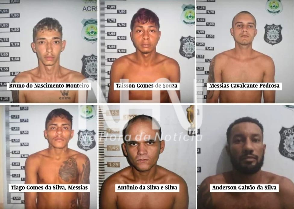 Seis detentos fogem do presídio Manoel Neri e forças de segurança realizam buscas em Cruzeiro do Sul Seis detentos fogem do presídio Manoel Neri e forças de segurança realizam buscas em Cruzeiro do Sul