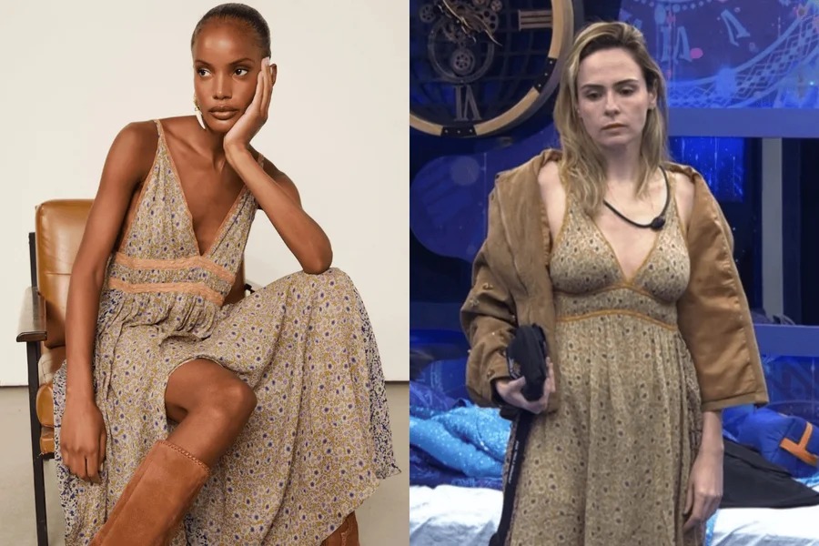 Ana Paula se recusa a usar vestido de grife brasileira em festa do BBB Ana Paula se recusa a usar vestido de grife brasileira em festa do BBB