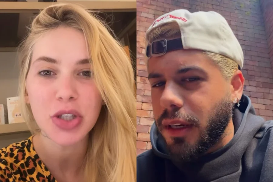 Virginia reage após ganhar flores de Zé Felipe