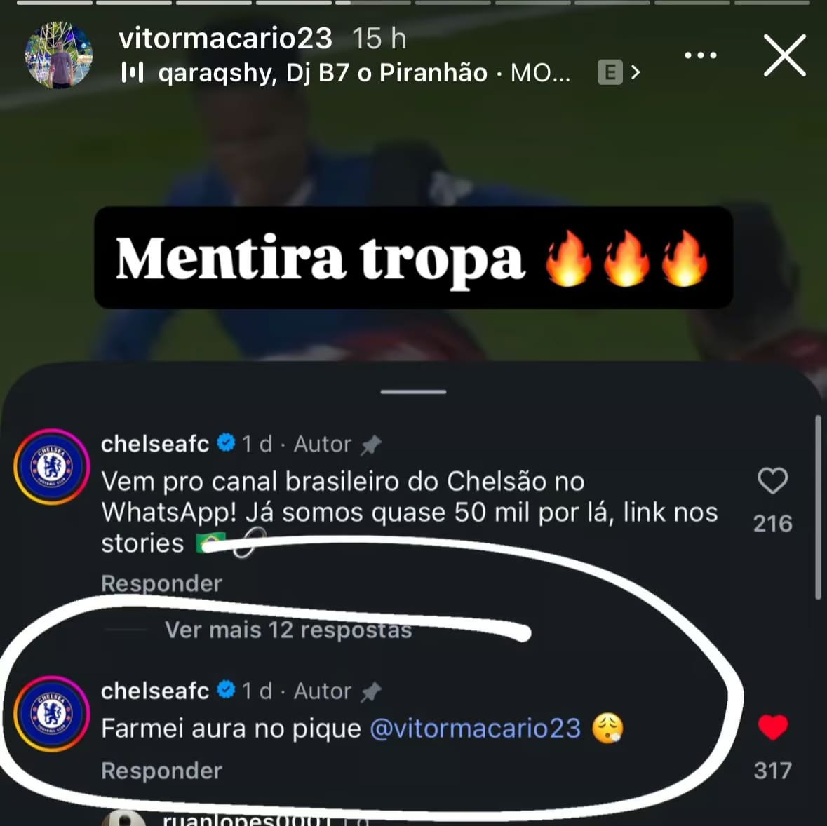 Fenômeno global: Víctor Macário ganha reconhecimento do Chelsea FC com sua dança Fenômeno global: Víctor Macário ganha reconhecimento do Chelsea FC com sua dança