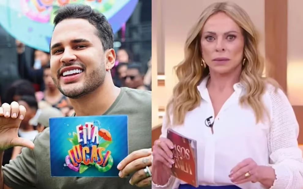 Espaço cedido: SBT tira programas de Lucas e Christina da grade para exibir venda de perfumes