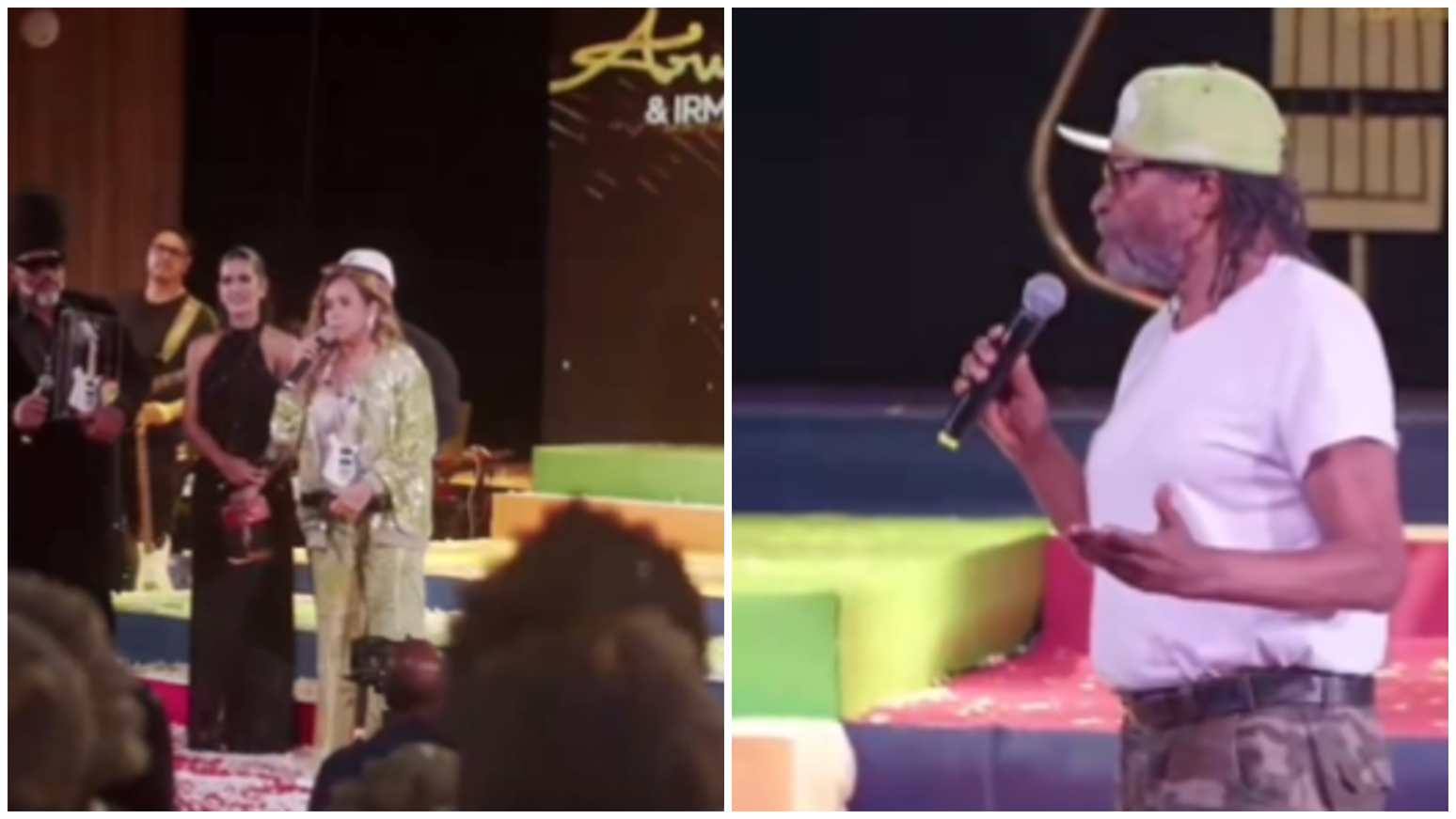 Daniela Mercury acusa Edson Gomes de violência contra esposa em premiação e cantor rebate: 'Quero que ela prove'