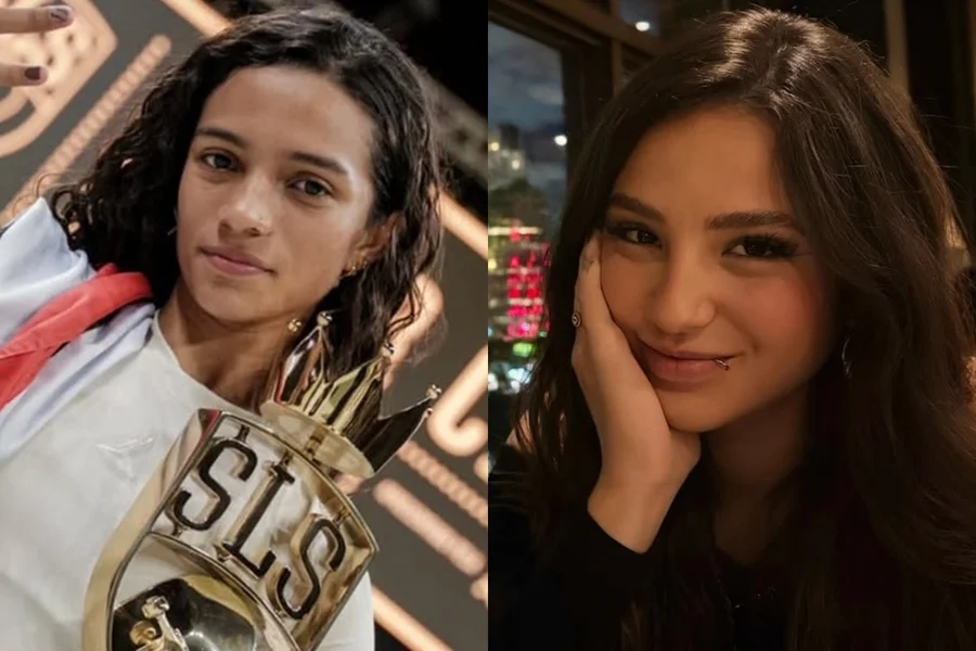 Rayssa Leal aparece pela 1ª vez ao lado da namorada, Duda Wilken