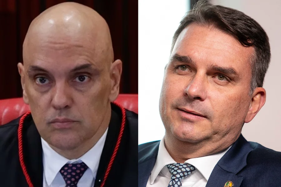 Flávio Bolsonaro reage ao voto de Moraes para condenar Eduardo Flávio Bolsonaro reage ao voto de Moraes para condenar Eduardo
