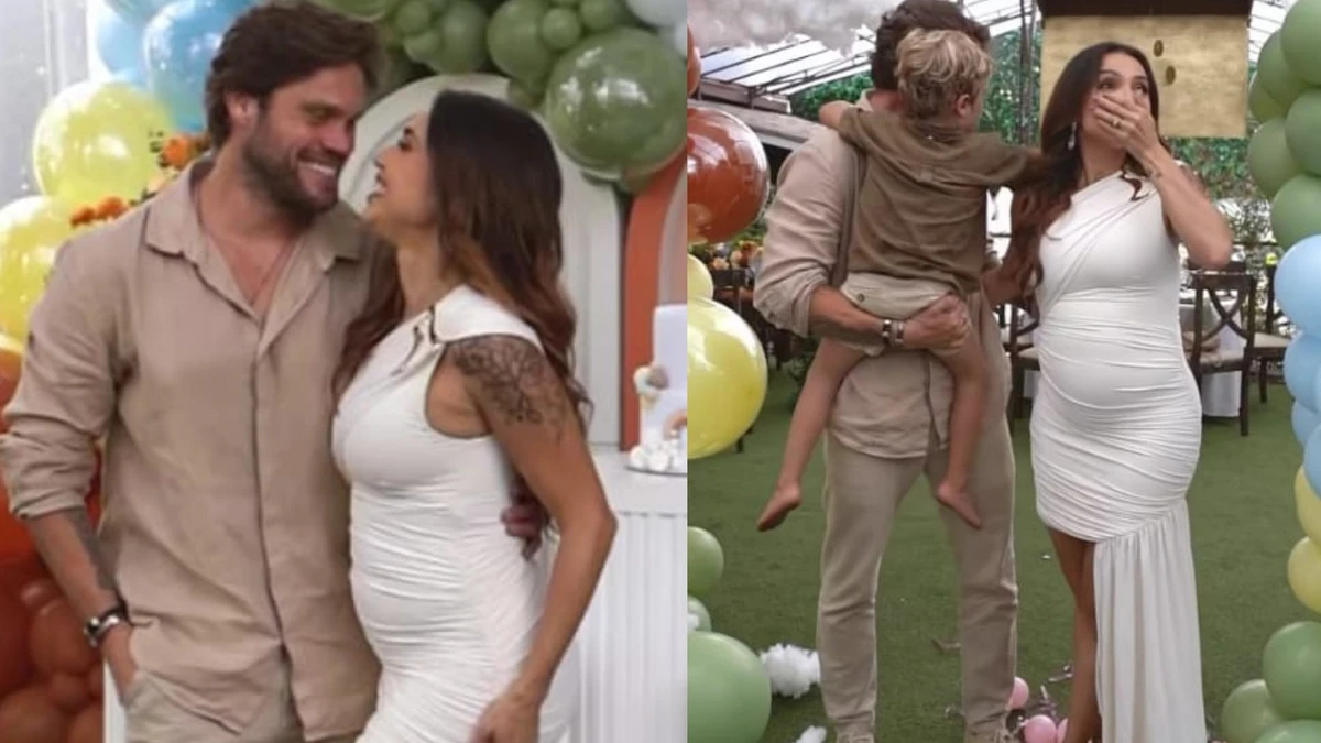 Após três perdas, ex-BBBs Paula Amorim e Breno Simões revelam sexo e nome do segundo filho