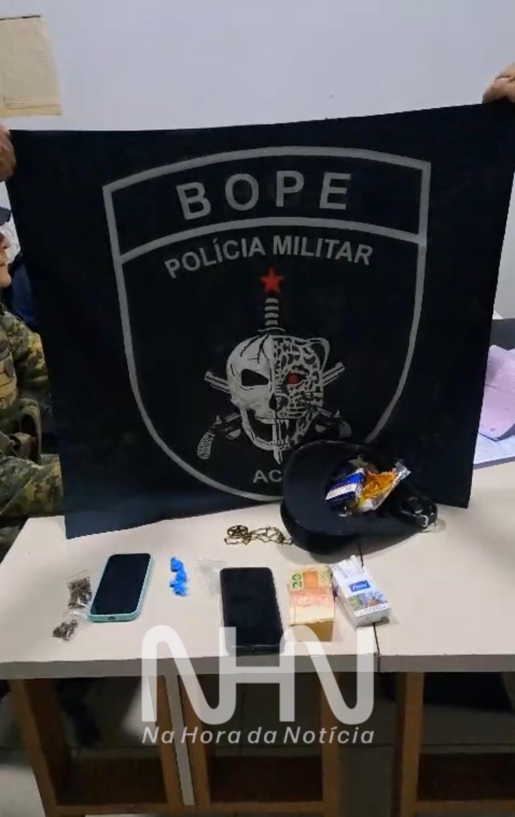 Ação do BOPE resulta na prisão de dois suspeitos e apreensão de drogas em Rio Branco