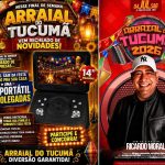 Arraial do Tucumã: tradição de mais de 20 anos tem Ricardo Moral e bingo neste sábado