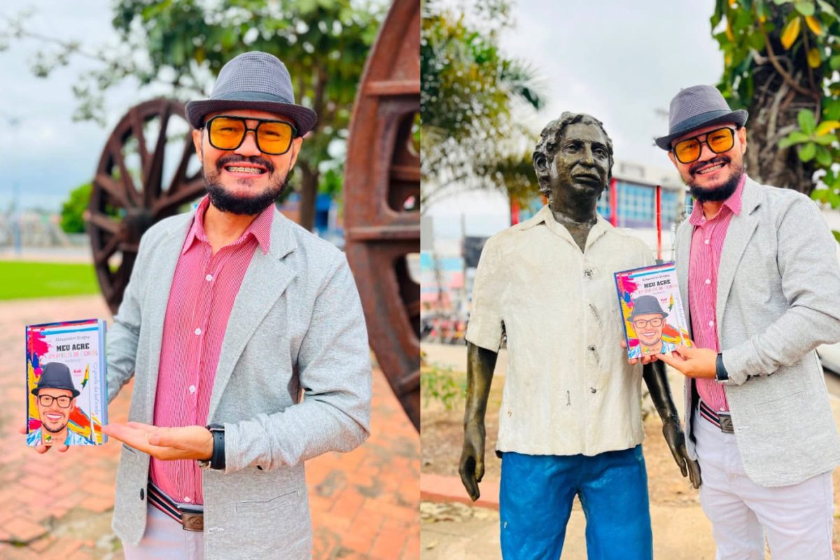 Alessandro Borges lança livro em cordel sobre o Acre Escritor acreano desafia a era das telas e lança livro que retrata o Acre em versos de cordel