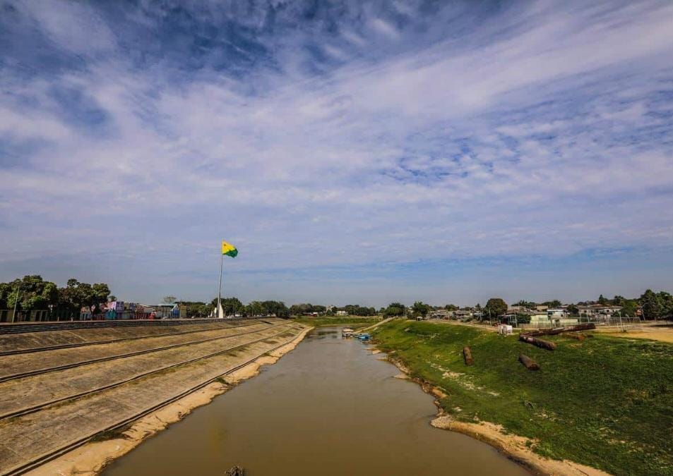 Rio Acre atinge 2,30 m e mantém situação de normalidade em Rio Branco