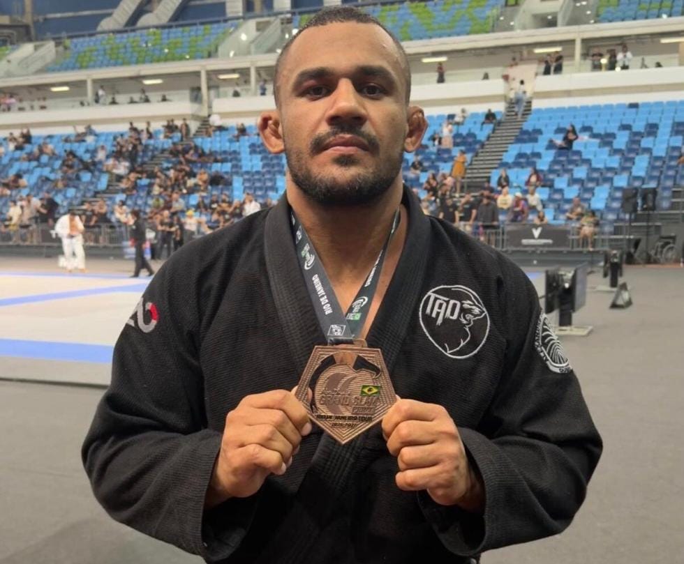 Acreano Wendell Barbosa garante bronze no AJP Rio de Janeiro na categoria até 120kg Acreano Wendell Barbosa garante bronze no AJP Rio de Janeiro na categoria até 120kg