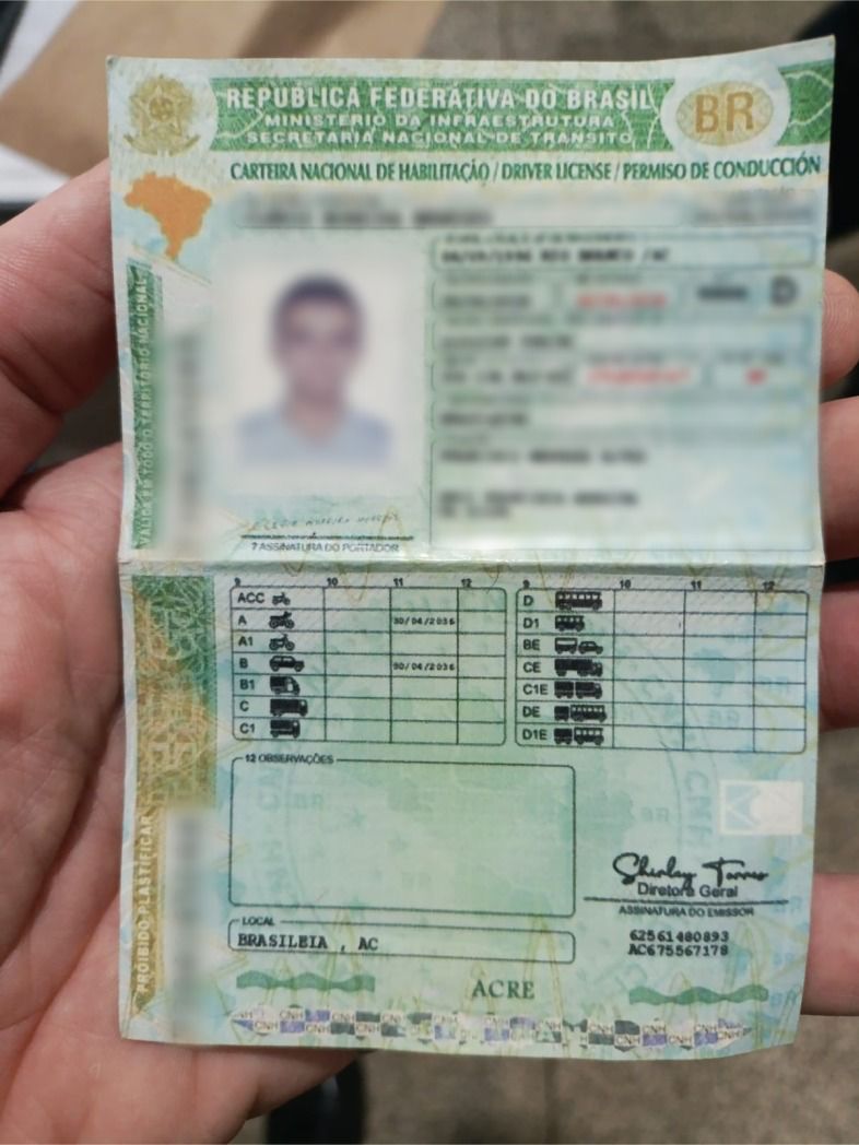 Homem é preso suspeito de falsificar e vender CNHs em Brasiléia e Epitaciolândia