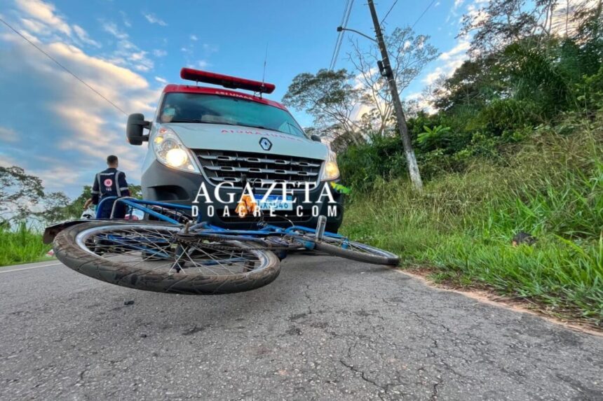 Ciclista morre atropelado enquanto ia para o trabalho em Rio Branco Ciclista morre após ser atropelado por carro enquanto seguia para o trabalho em Rio Branco