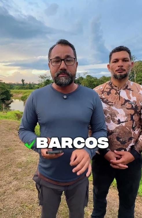 Prefeito Railson visita comunidades do Rio Paranã do Ouro após serviços de açudagem e regularização