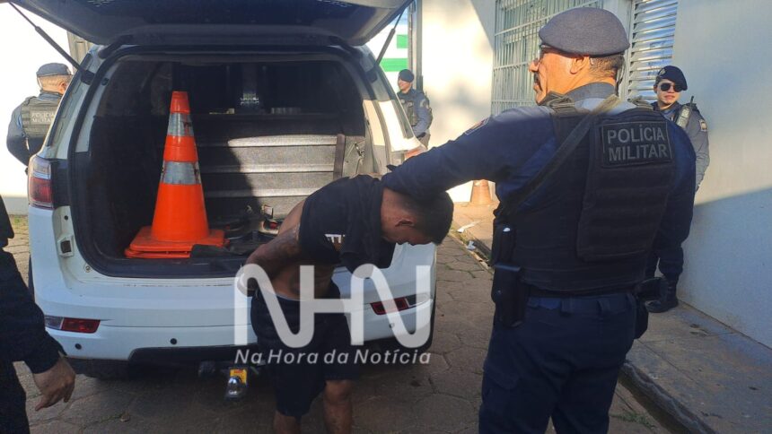 Homem com mandado de prisão preventiva é capturado pela Força Tática no bairro Chico Mendes