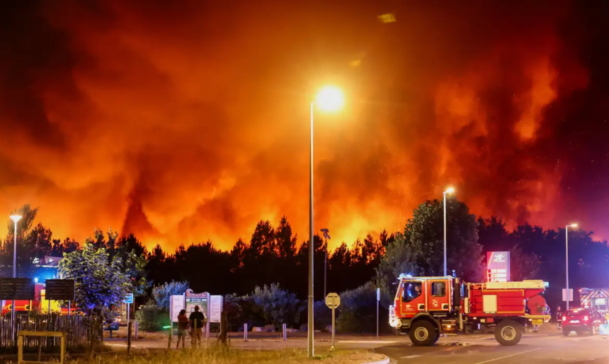 Incêndios: mais de 10 mil pessoas são retiradas do Sudoeste da França