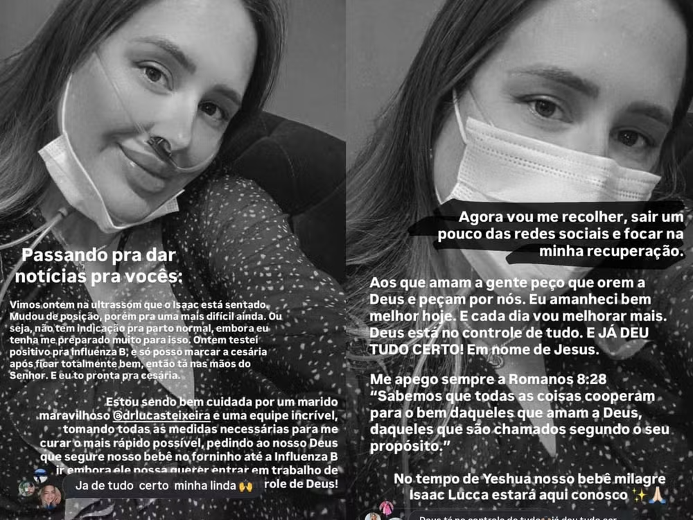 Patricia Leitte adia nascimento do filho após diagnóstico Patricia Leitte adia nascimento do filho após diagnóstico