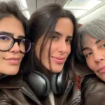 Glória Pires, filhas e marido desembarcam no Acre e jantam com ex-governador Tião Viana
