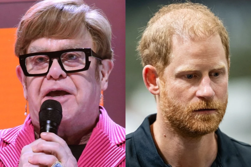 Elton John se irrita com pedidos de Harry: Elton John se irrita com pedidos de Harry: