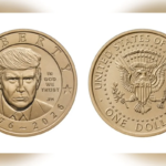 EUA começa a produzir moeda de US$ 1 com o rosto de Trump EUA começa a produzir moeda de US$ 1 com o rosto de Trump