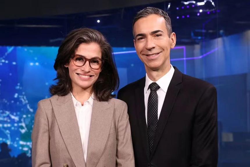 Tralli e Renata Vasconcellos se afastam do Jornal Nacional em julho