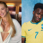 Após surgir em vídeo de Virginia, Vini Jr. a chama de Após surgir em vídeo de Virginia, Vini Jr. a chama de