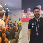 Confusão envolvendo repórter brasileiro interrompe coletiva de Marrocos na Copa do Mundo