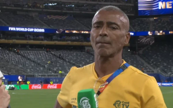 Romário vai recorrer após Justiça bloquear pagamentos da CazéTV por dívida de R$ 32 milhões
