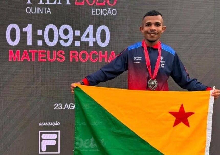 Natural de Cruzeiro do Sul, atleta acreano é campeão dos 21km da Maratona FILA em São Paulo Natural de Cruzeiro do Sul, atleta acreano é campeão dos 21km da Maratona FILA em São Paulo