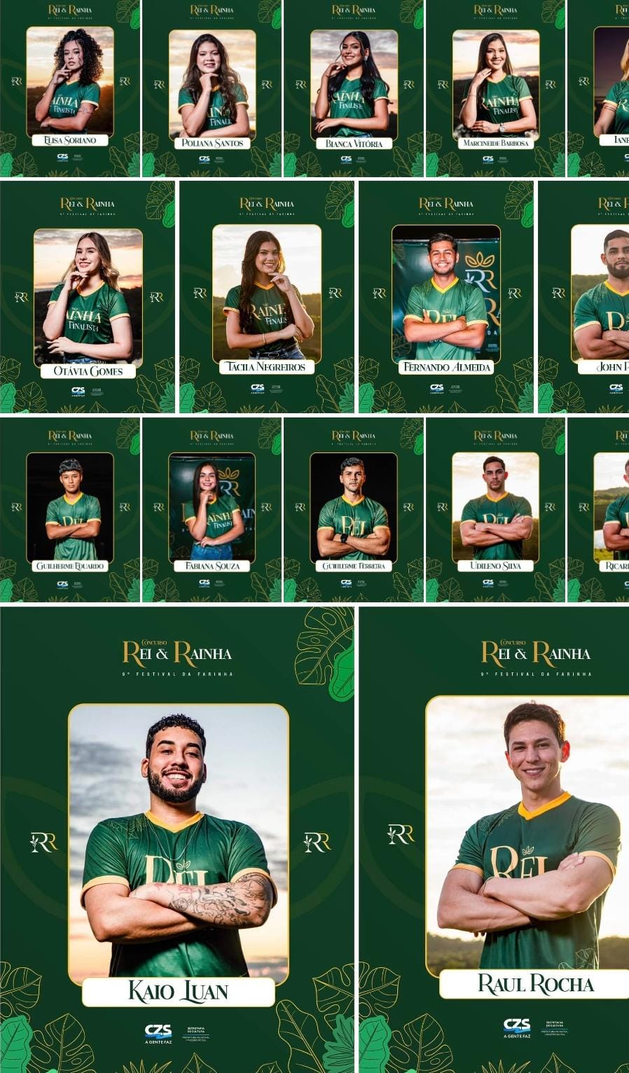 Final do Rei e Rainha e Noite de Bênçãos marcam programação desta quinta no Festival da Farinha