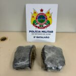 Suspeito é preso em táxi com quase um quilo de entorpecente na BR-364
