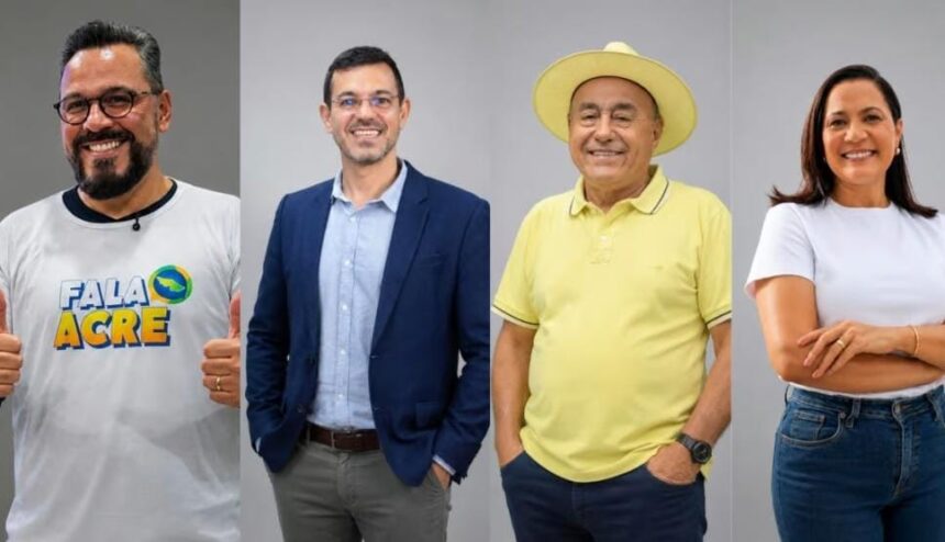 Pesquisa Perfil: Alan Rick lidera com 36,1%, Mailza aparece com 33,1% e Bocalom tem 16,2% no Governo do Acre