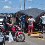 Colisão entre caminhonete e moto deixa motociclista ferido em Cruzeiro do Sul