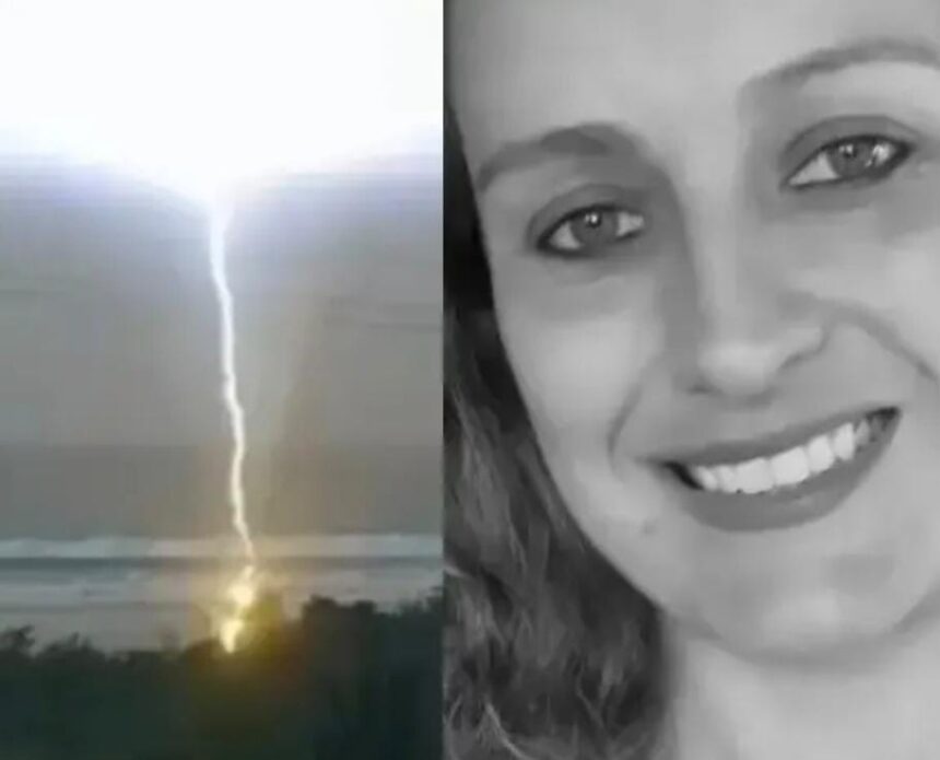 Identificada mulher de 39 anos morta após ser atingida por raio em praia de Santa Catarina