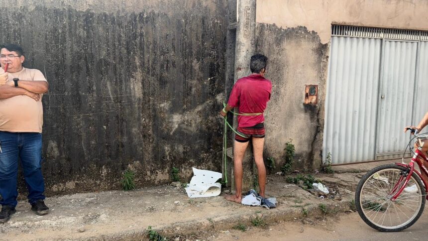 Homem é flagrado tentando abusar sexualmente de quatro estudantes na Baixada da Sobral e é espancado por populares