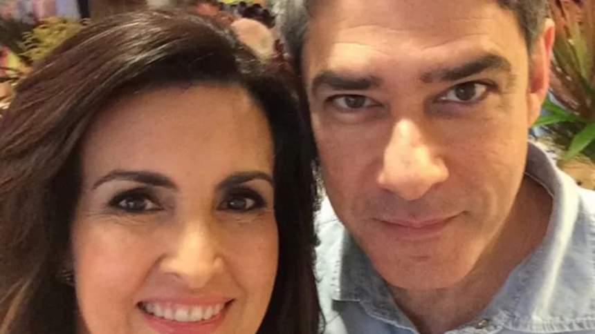 William Bonner encara entrevista com Fátima Bernardes e brinca: “Sabatina”