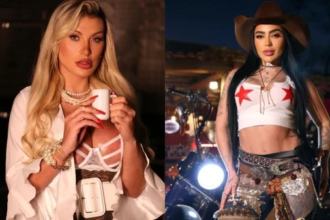 Andressa Urach e MC Mirella saem no tapa durante festa e briga termina com cabelo arrancado no dente