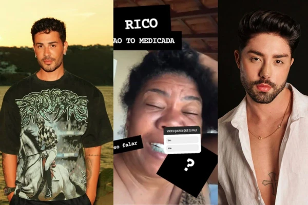 Mãe de Davi Brito surta após briga com Carlinhos Maia e Rico Melquiades Mãe de Davi Brito surta após briga com Carlinhos Maia e Rico Melquiades