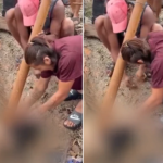 Dupla é flagrada saqueando corpo de mulher levada por enchente no Nepal Dupla é flagrada saqueando corpo de mulher levada por enchente no Nepal